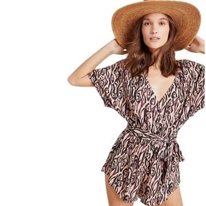 Anthropologie Didi Print Romper‎ Size Medium